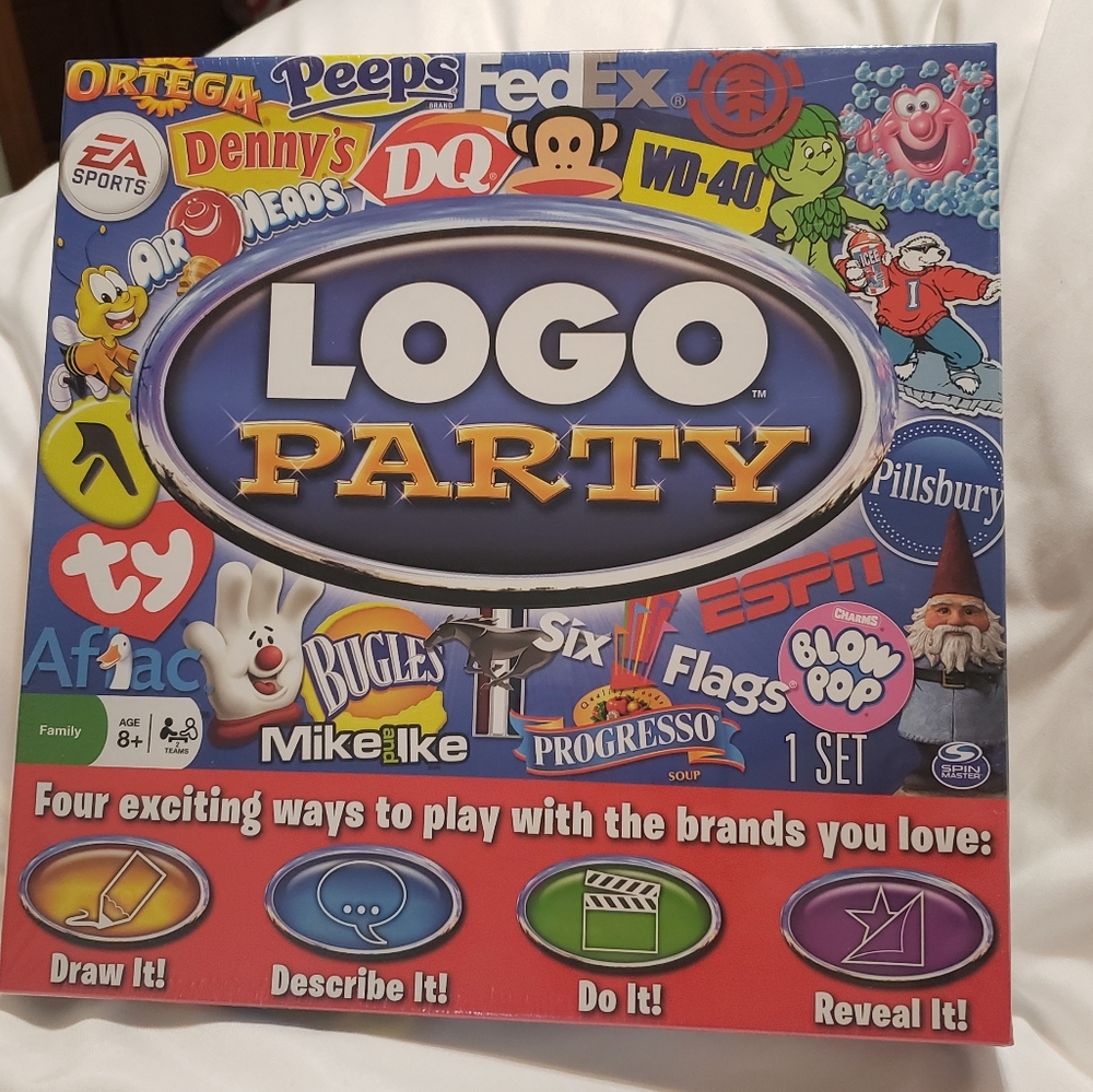 "Logo Party" board game. Unopened.